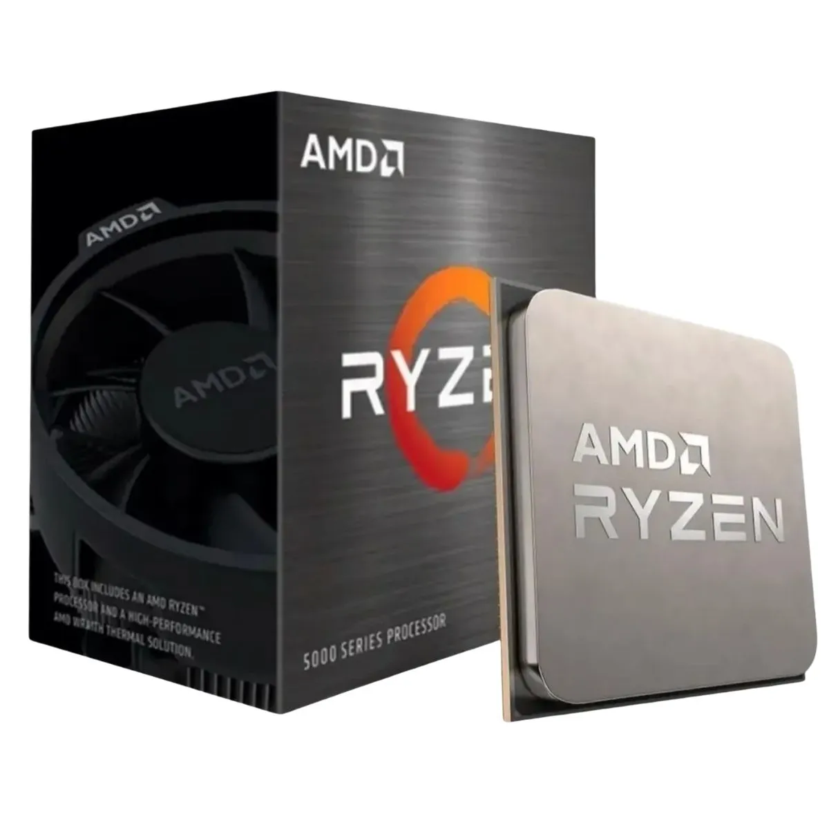 AMD RYZEN - Procesador Amd Ryzen 5 5500  6 Núcleos y 12 Hilos Con Enfriador De Aire AMD