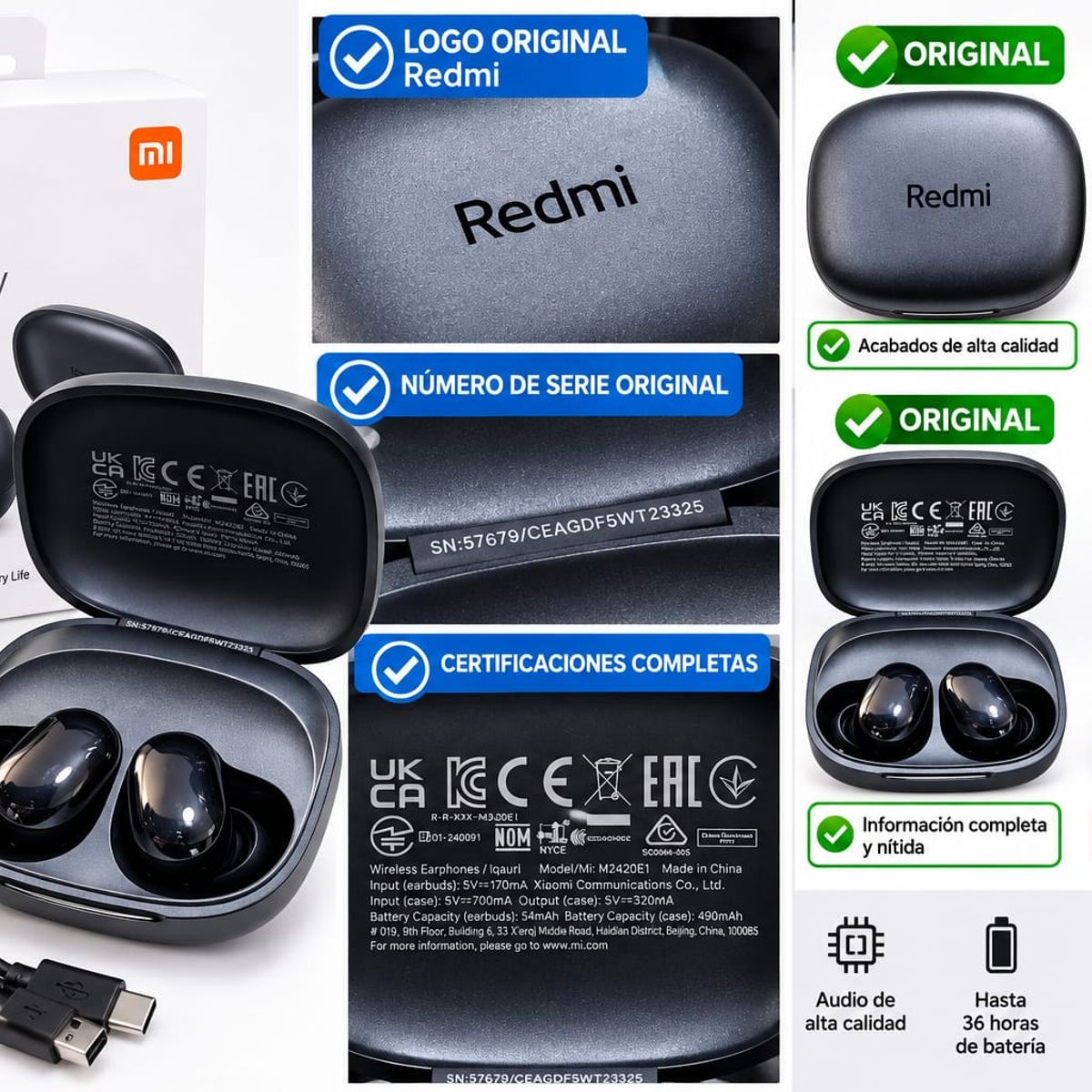 XIAOMI - Audifonos Xiaomi Redmi Buds 6 Lite
