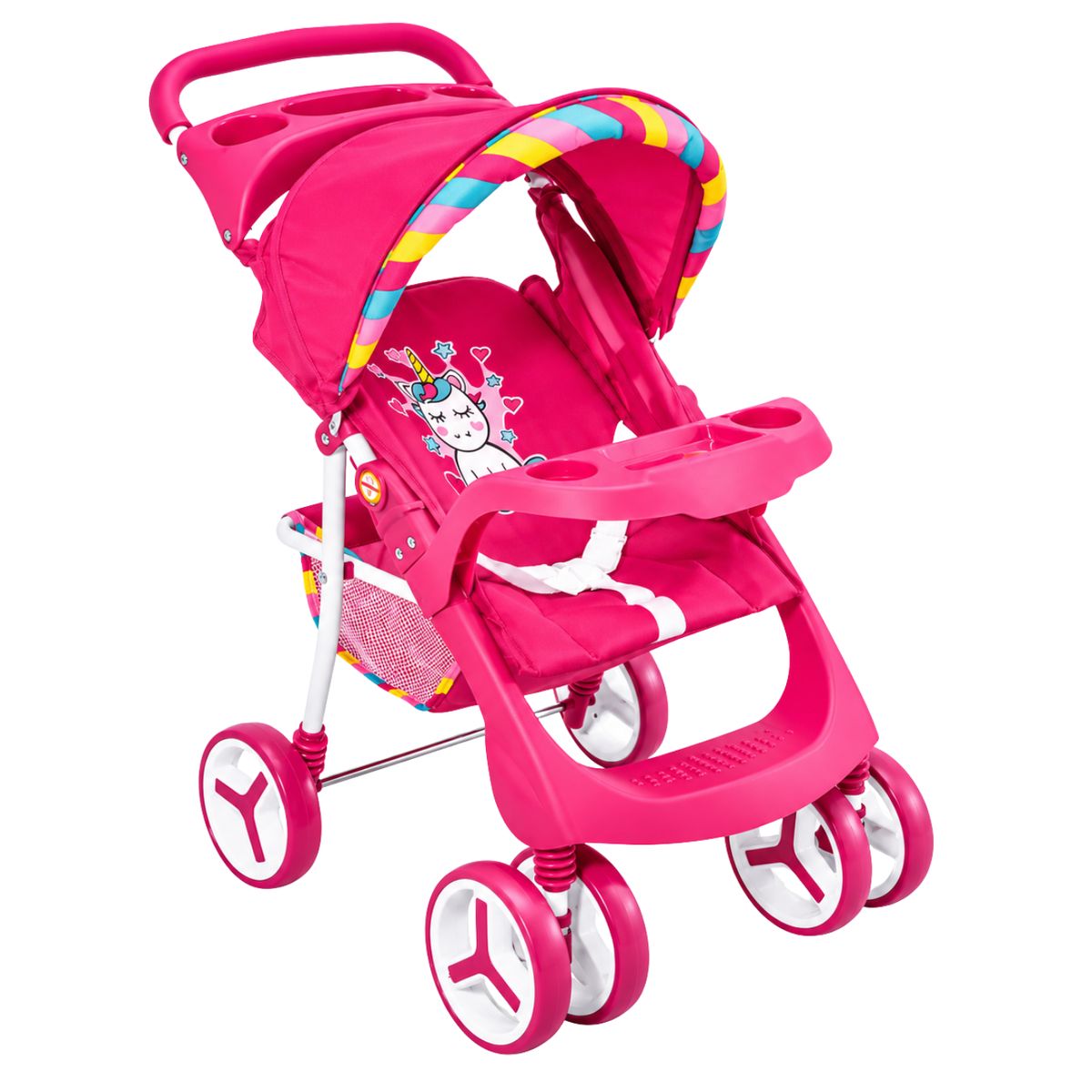 PRINSEL - Set De Muñecas Doll Kit Cuna Coche Portabebe Unicornio Prinsel RD