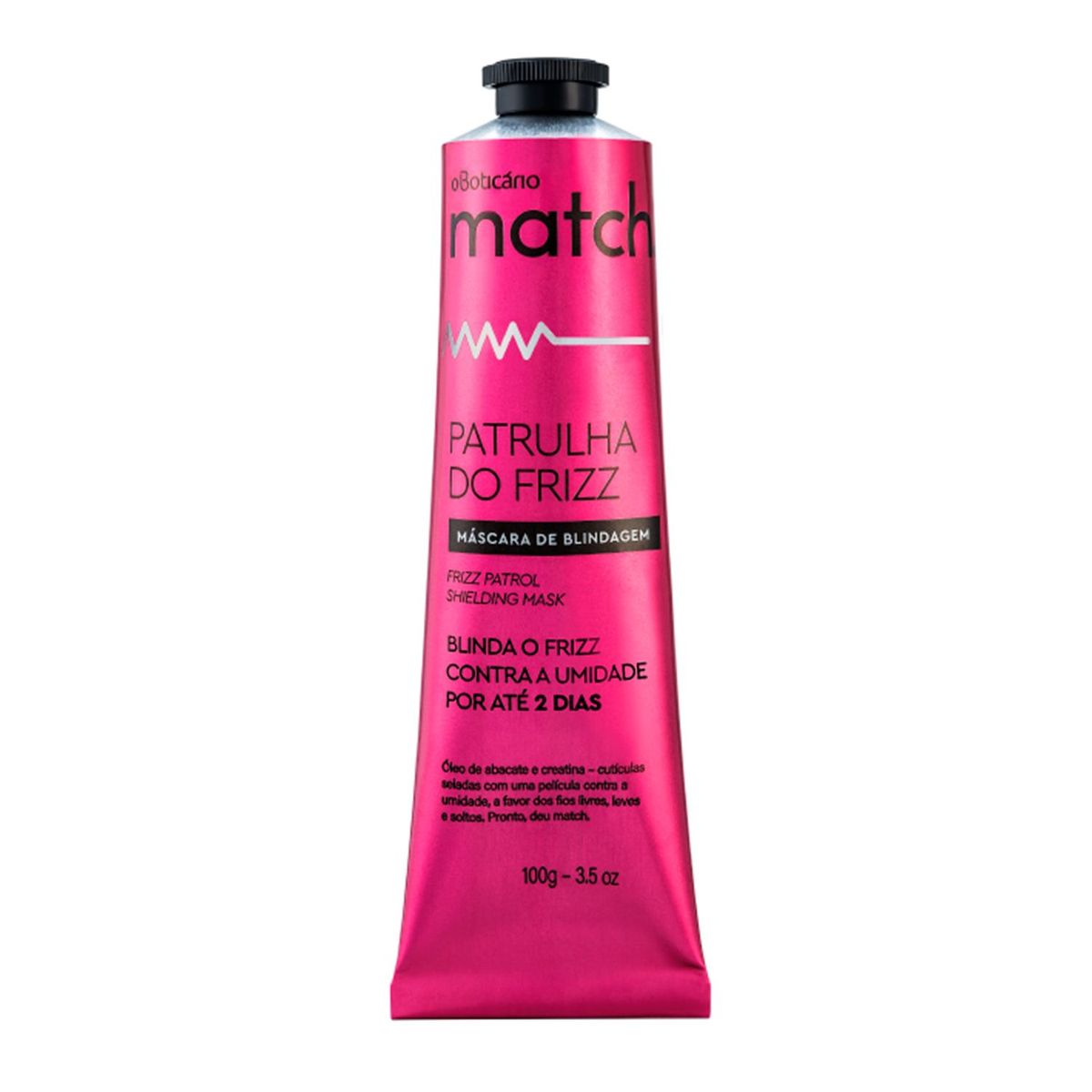 MATCH - Mascarilla capilar Match O Boticario Patrulla del Frizz Anti-frizz 100 g