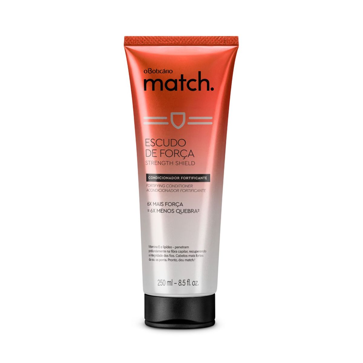 MATCH - Acondicionador Match O Boticario Fuerza Fortalecedor 250 ml