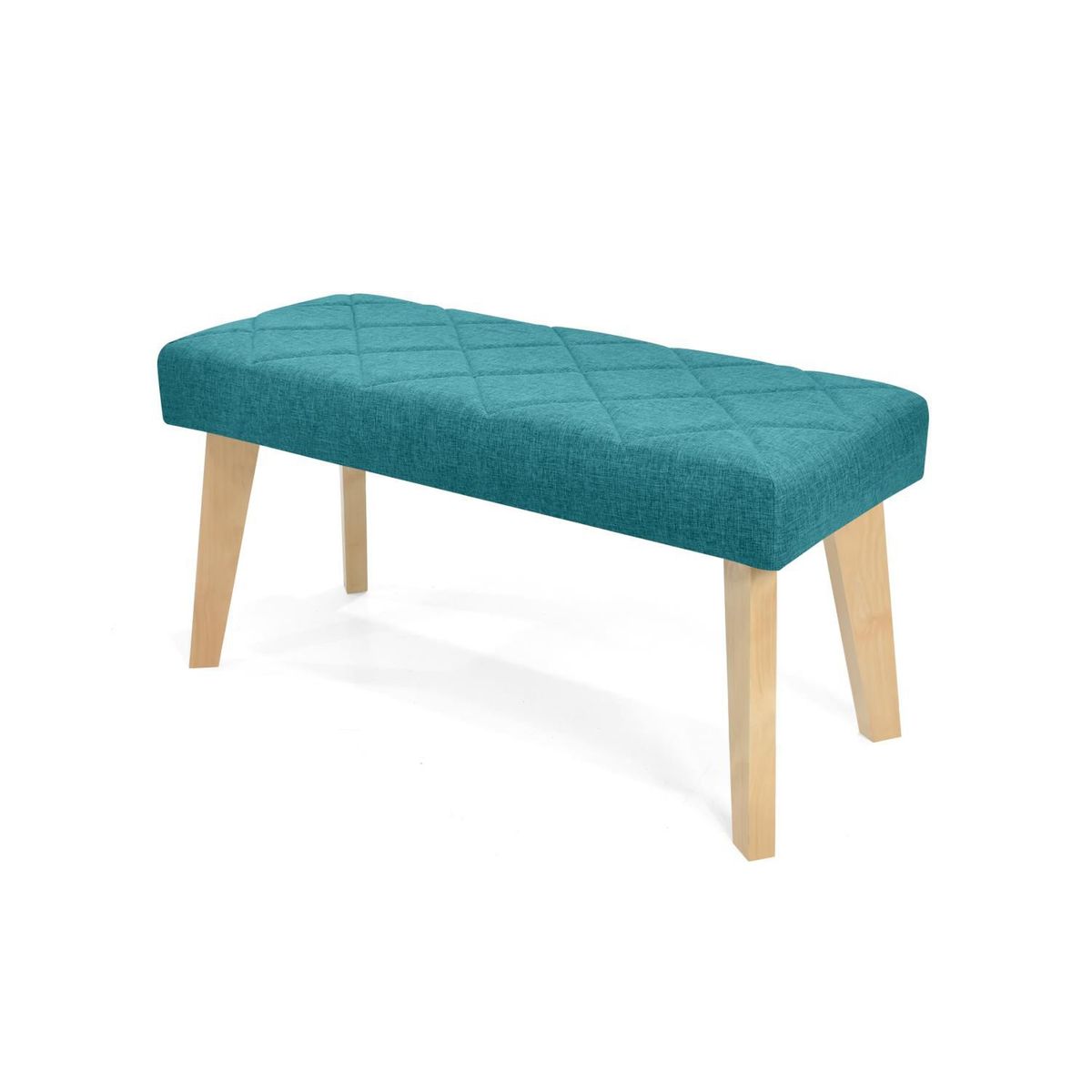 MICA - Banqueta Moderna en Madera de Pino 100 x 47 x 40 cm Mica