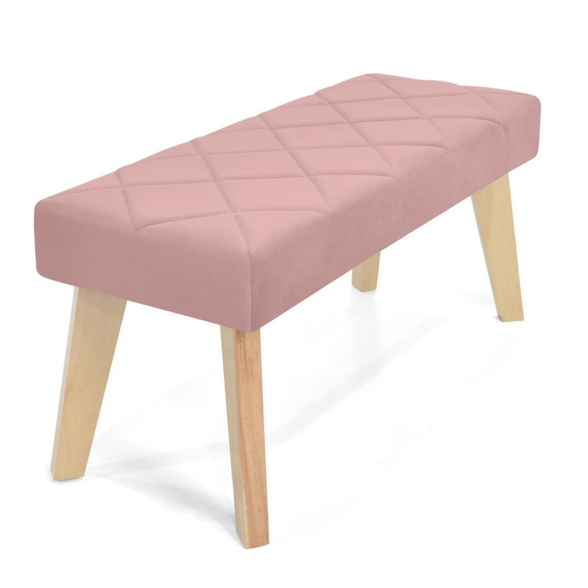 MICA - Banqueta Moderna en Madera de Pino 100 x 47 x 40 cm Mica