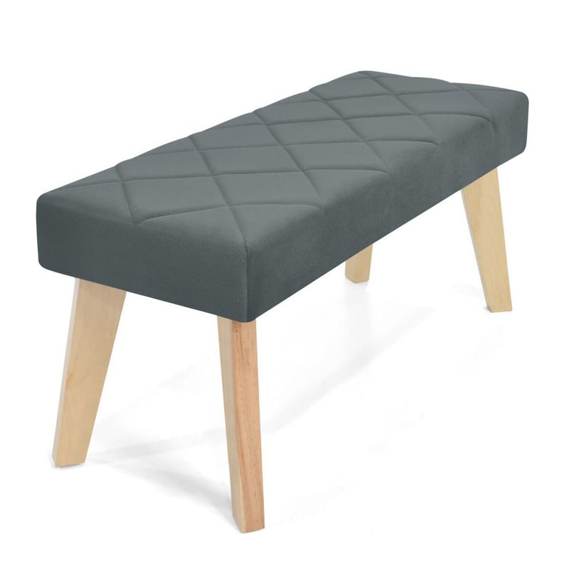 MICA - Banqueta Moderna en Madera de Pino 100 x 47 x 40 cm Mica