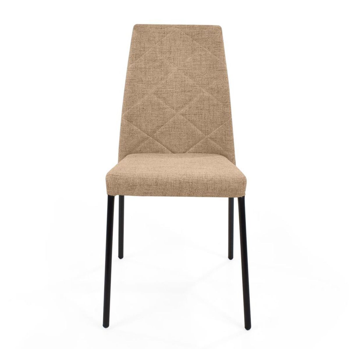 MICA - Silla de Comedor Moderna en Poliéster Gris (Incluye 1 Silla) Mica