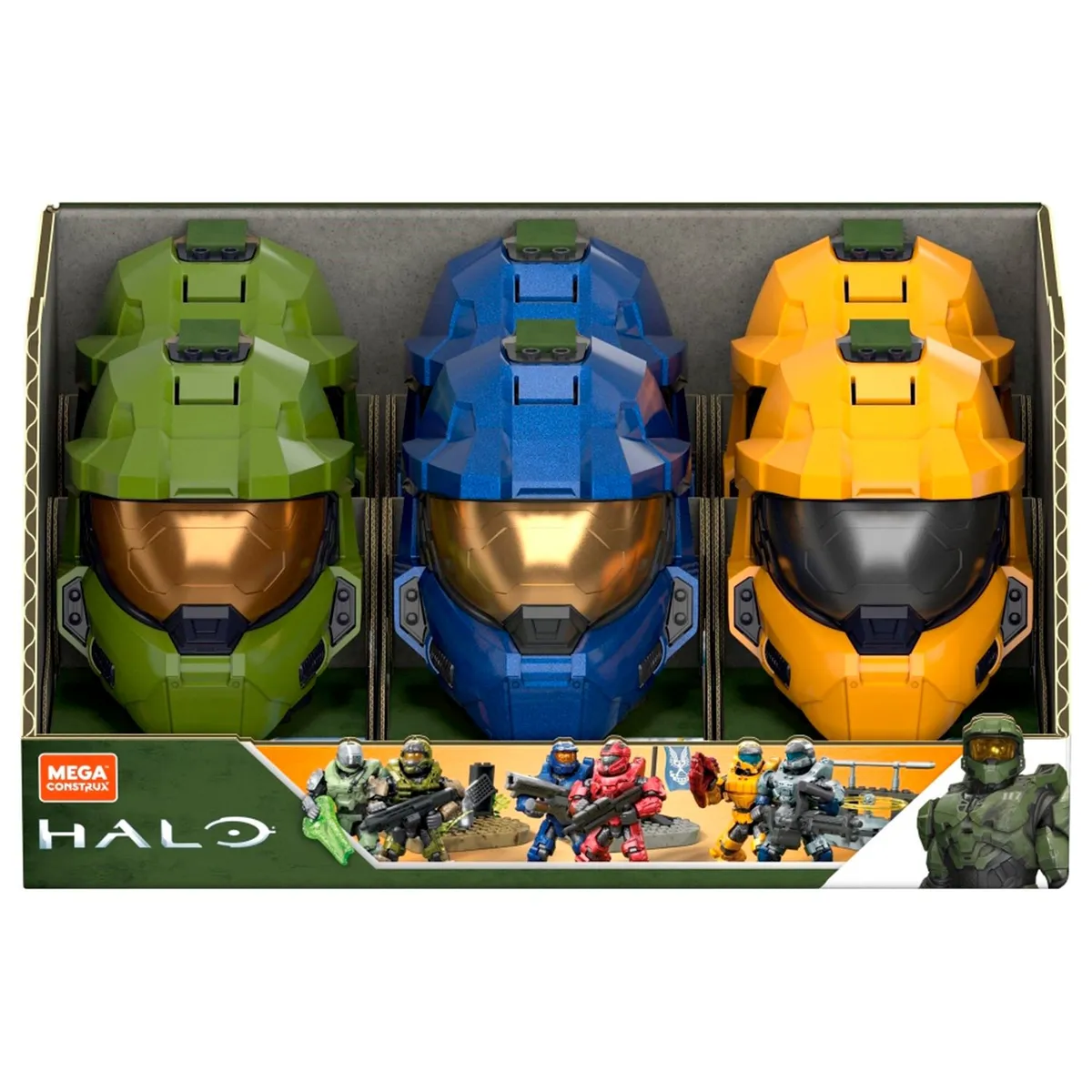 MEGA CONSTRUX - Mega construx Halo, Figuras del Jefe Maestro