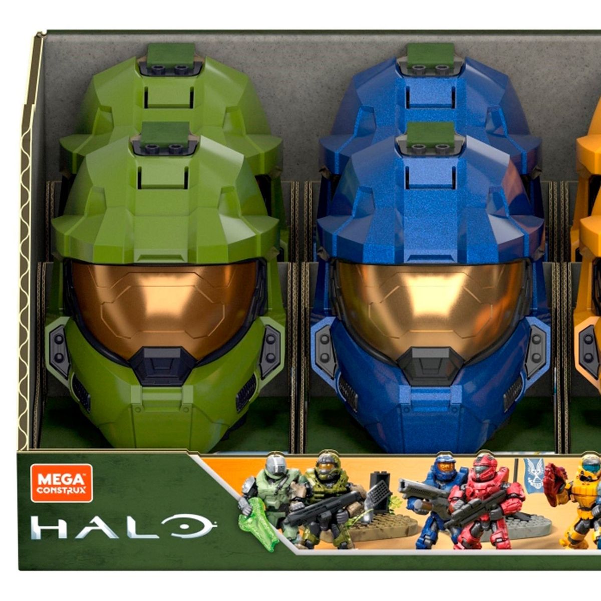 MEGA CONSTRUX - Mega construx Halo, Figuras del Jefe Maestro