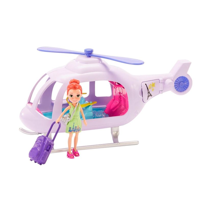 POLLY POCKET - Muñeca Polly Pocket Helicóptero De Vacaciones