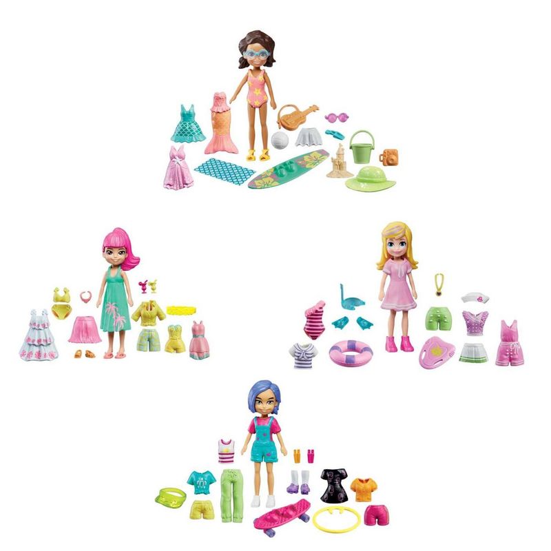 POLLY POCKET - Muñeca Polly Pocket Súper Colección Acuática De Modas