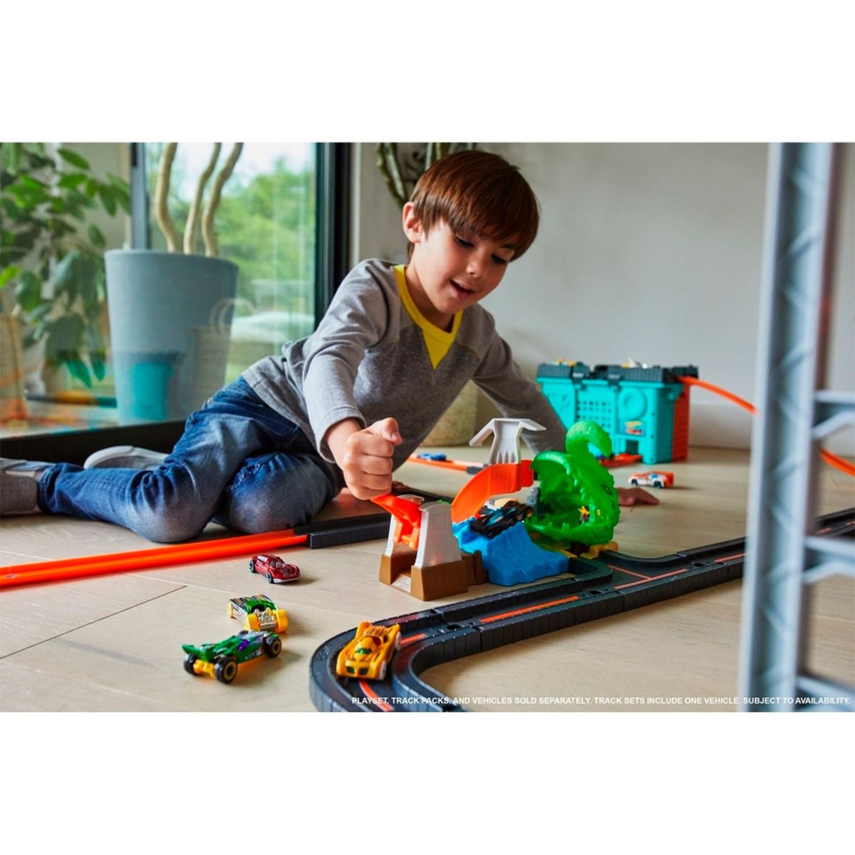 HOT WHEELS - Vehículo Hot Wheels City Ataque Tóxico Del Lagarto