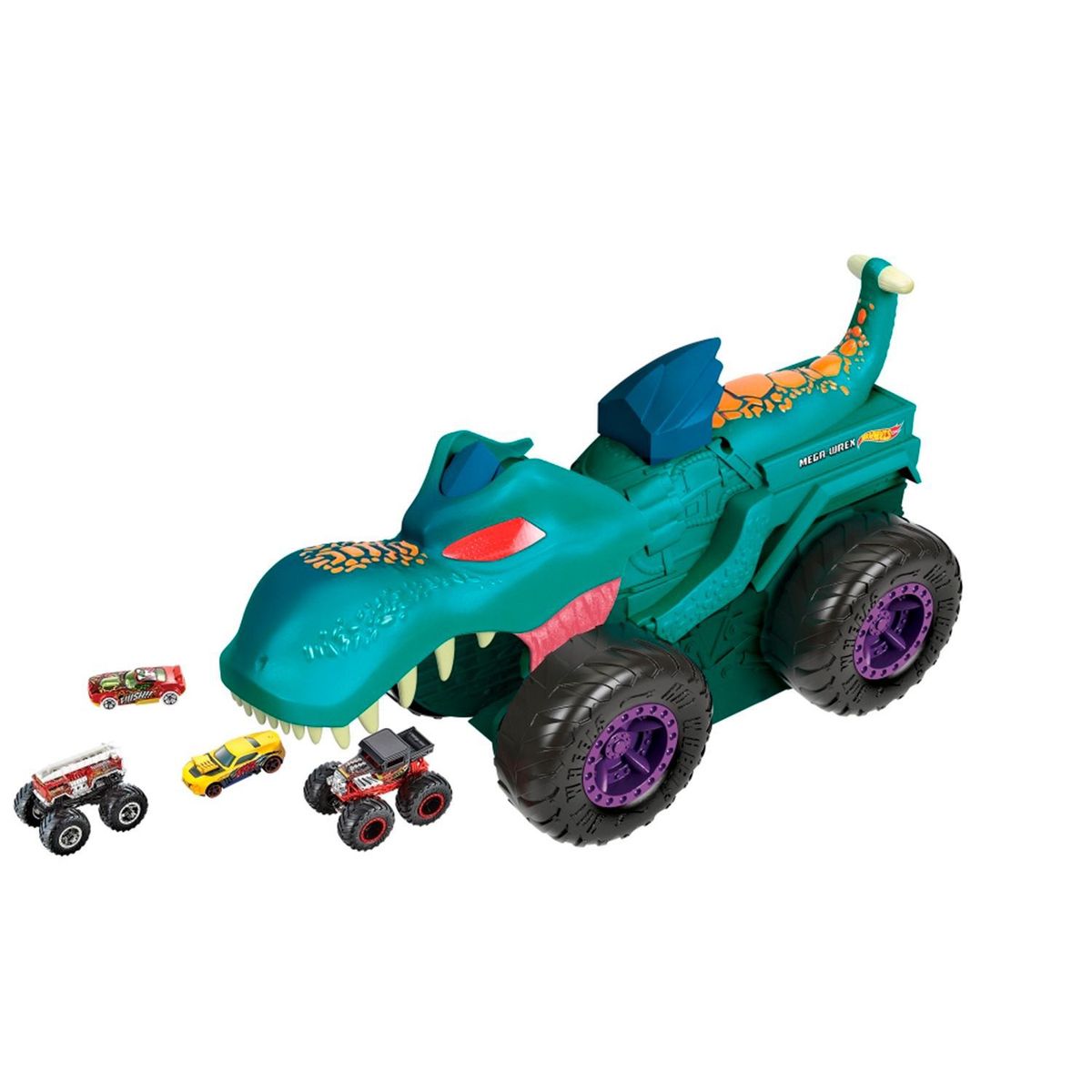 HOT WHEELS - Vehículo Hot Wheels Action Mt Mega Wrex Devrador De Autos