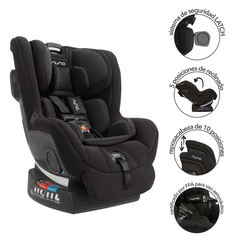 NUNA - Silla para carro bebé Nuna Rava Caviar