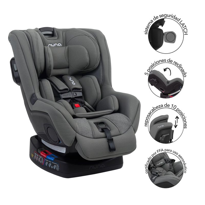 NUNA - Silla para carro bebé Nuna Rava Granite