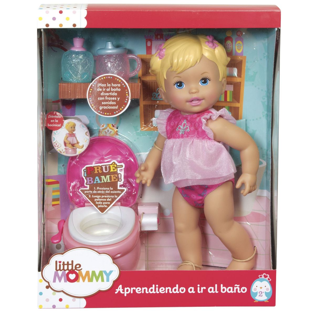 LITTLE MOMMY - Muñeca Little Mommy Aprendiendo a Ir al Baño