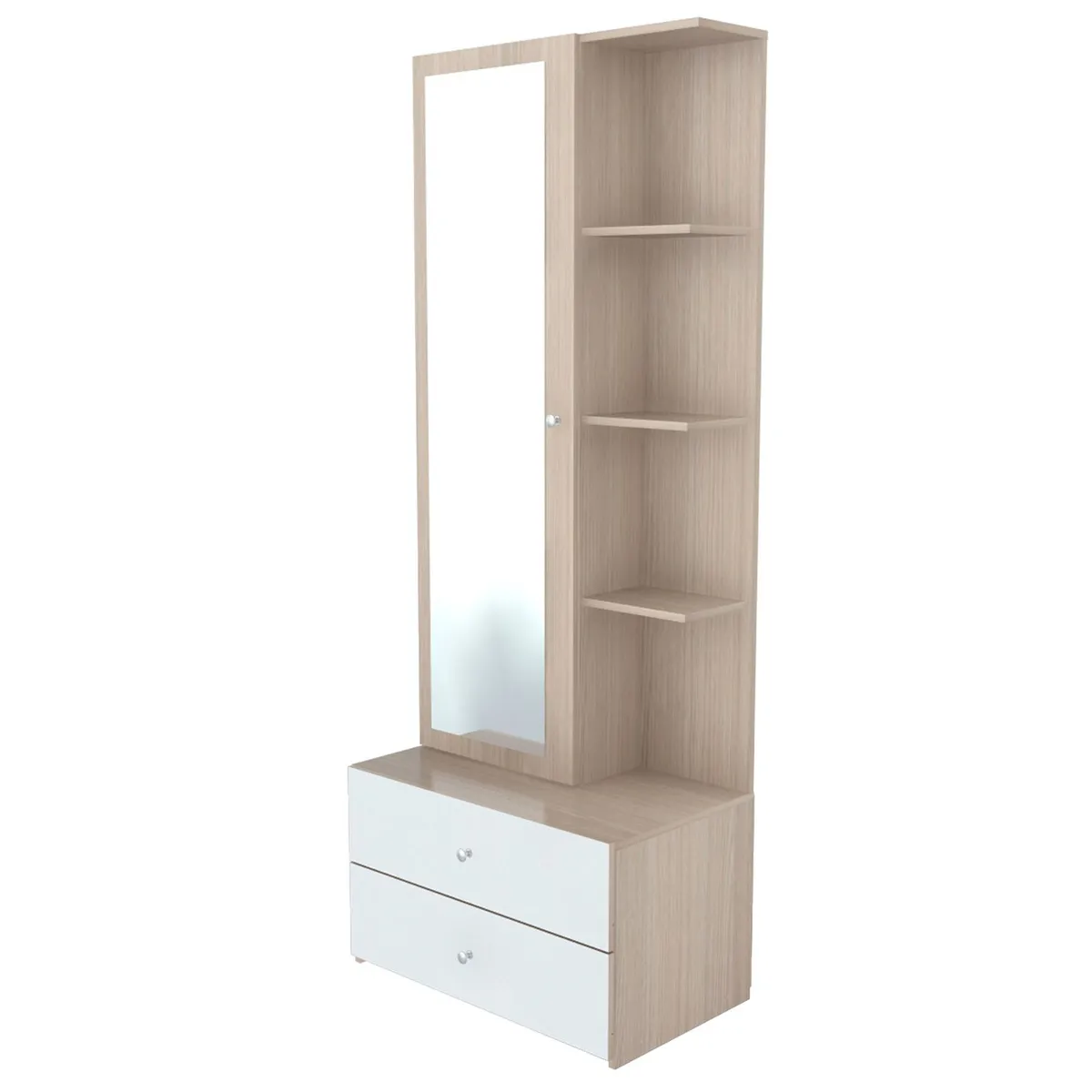 INVAL - Tocador Moderno con Espejo 70 x 180 x 41 cm Inval  - Mueble