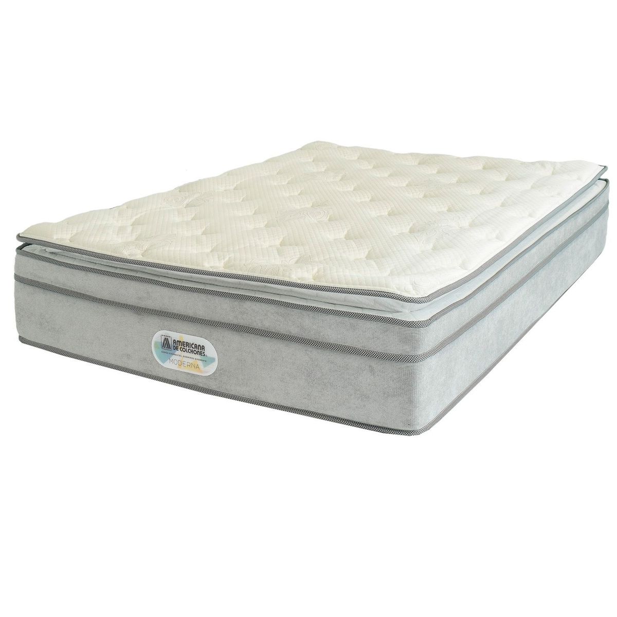 AMERICANA DE COLCHONES - Colchón Doble Firme Ortopédico Resortado con Pillow Best Dream 140 x 190 cm Americana de Colchones