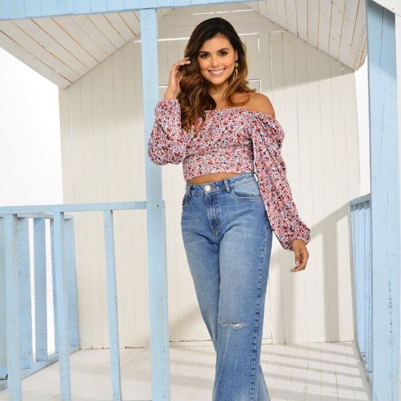 FIORY - Blusa Mujer Manga Larga Fiory