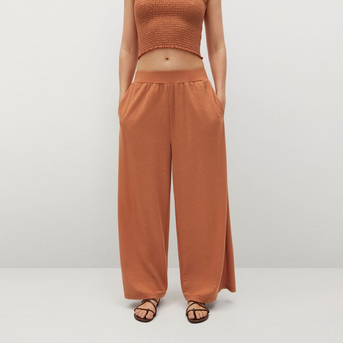 MANGO - Pantalón Culotte Mujer MANGO