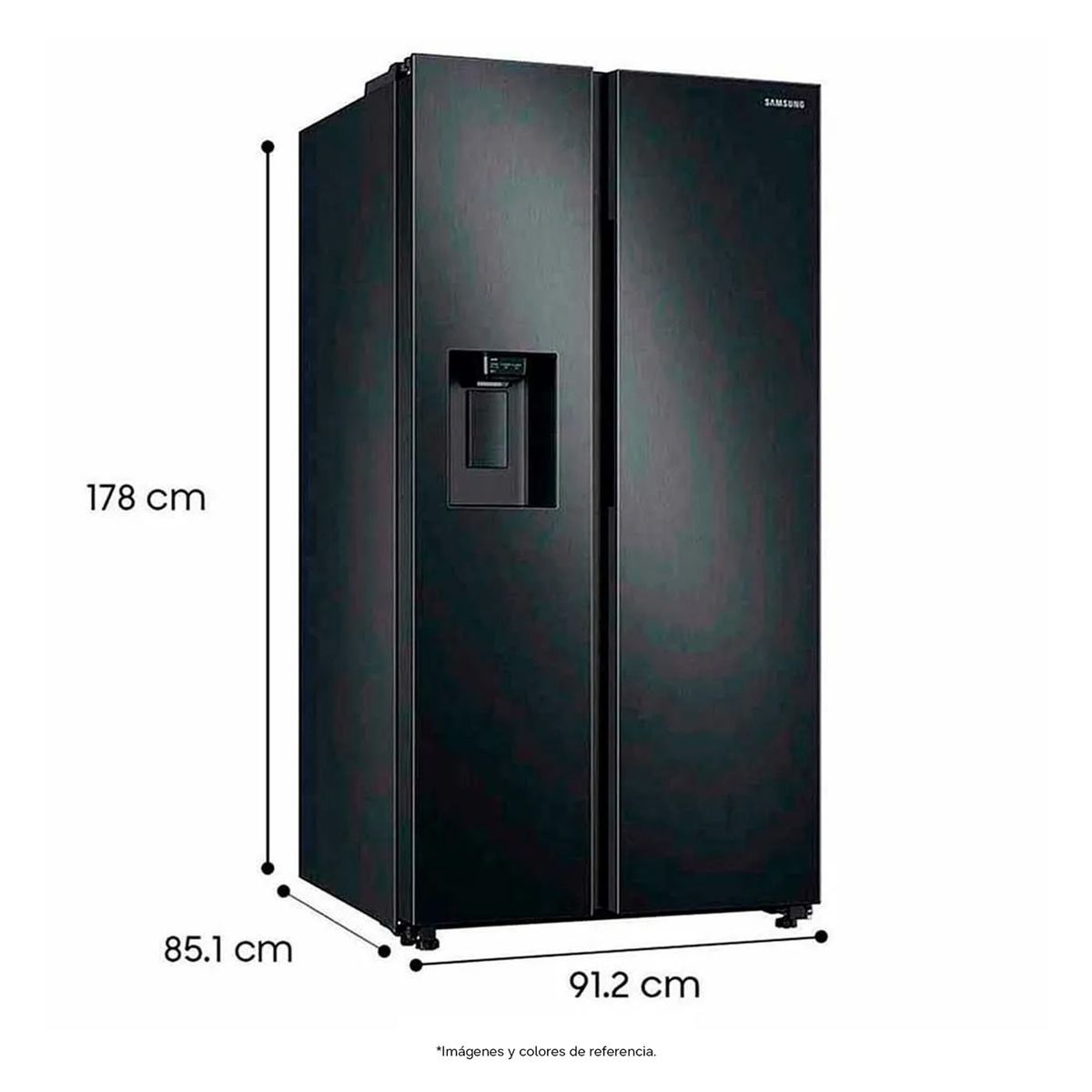 SAMSUNG - Nevecón Side by Side Samsung 778 lts Netos RS27T5200B1/CO