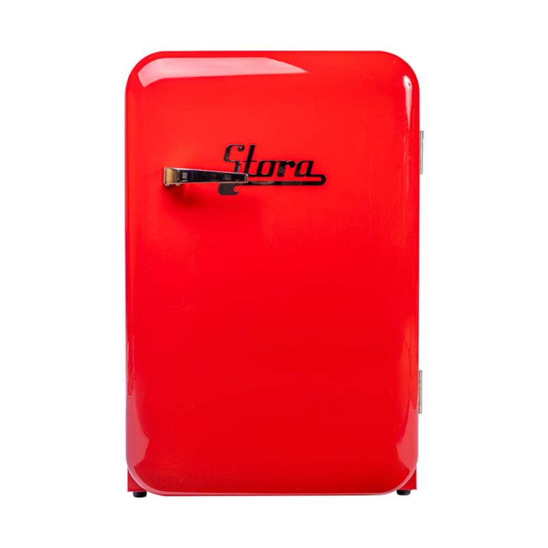 STORA - Nevera Stora Monopuerta 101 lt Retro Roja STBC130RD