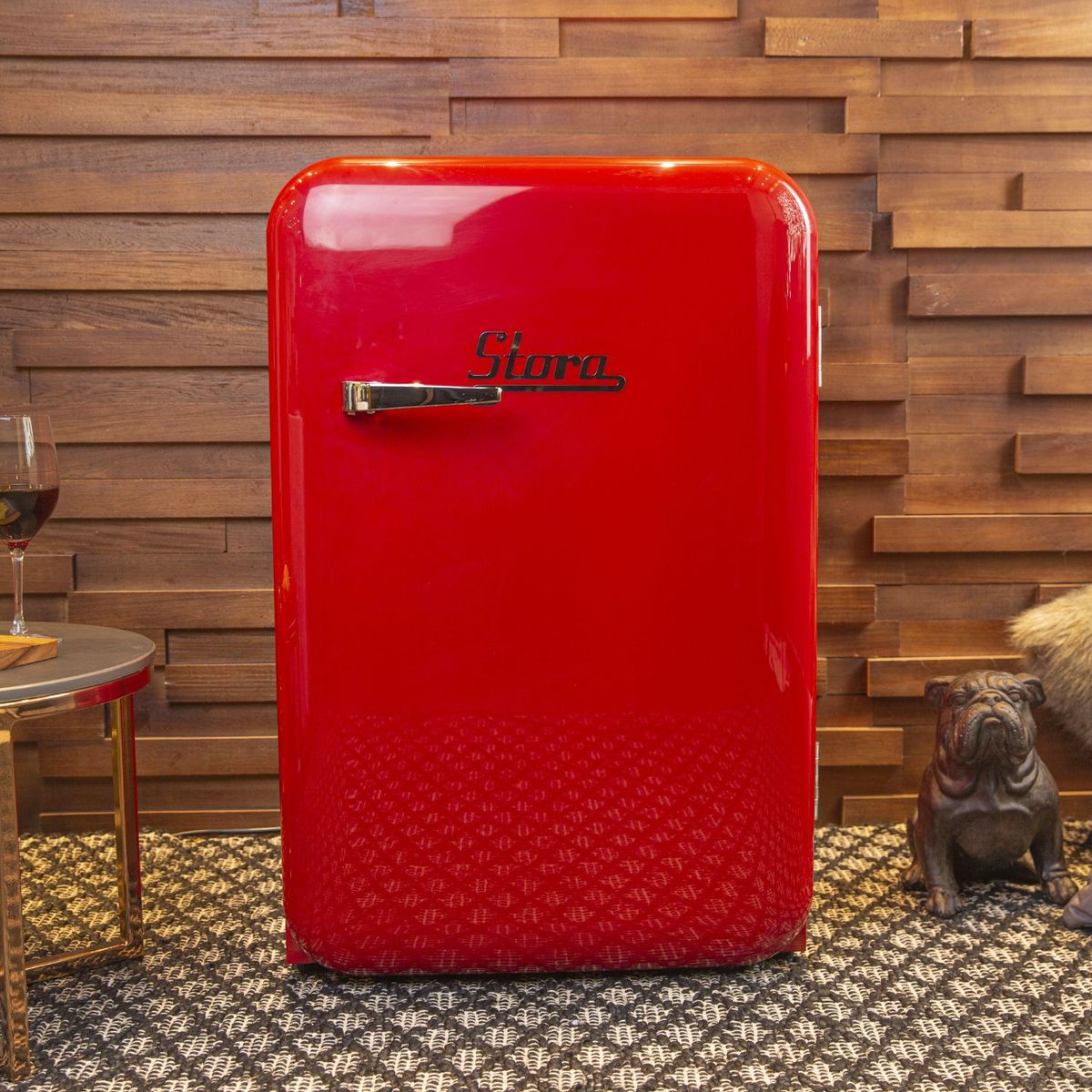 STORA - Nevera Stora Monopuerta 101 lt Retro Roja STBC130RD