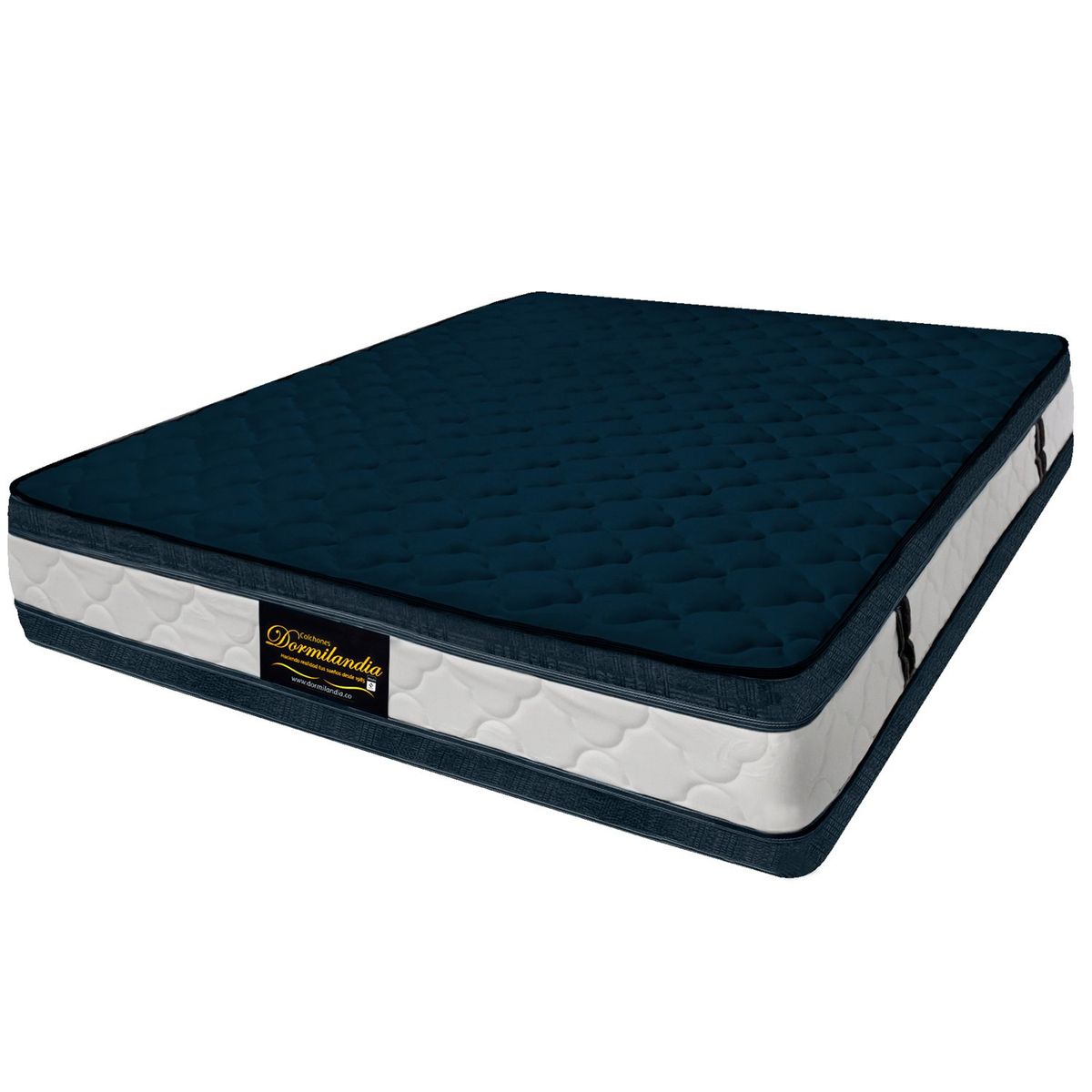 DORMILANDIA - Colchón King Resortes Marshall 200 x 200 cm Colchones Dormilandia