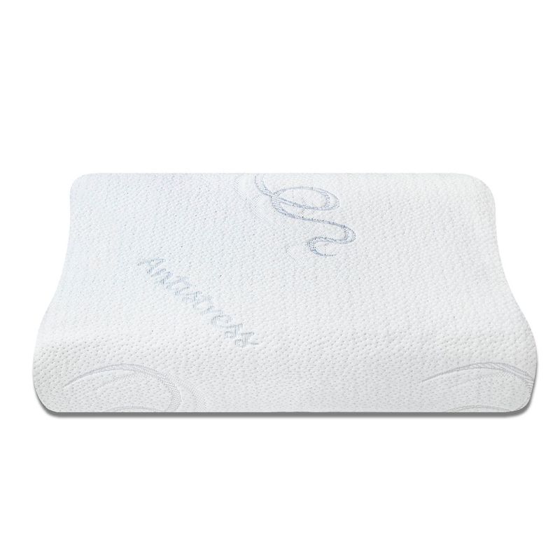 DORMILANDIA - Almohada de Microfibra, Firmeza Media 35 X 59 cm Dormilandia Masajeadora