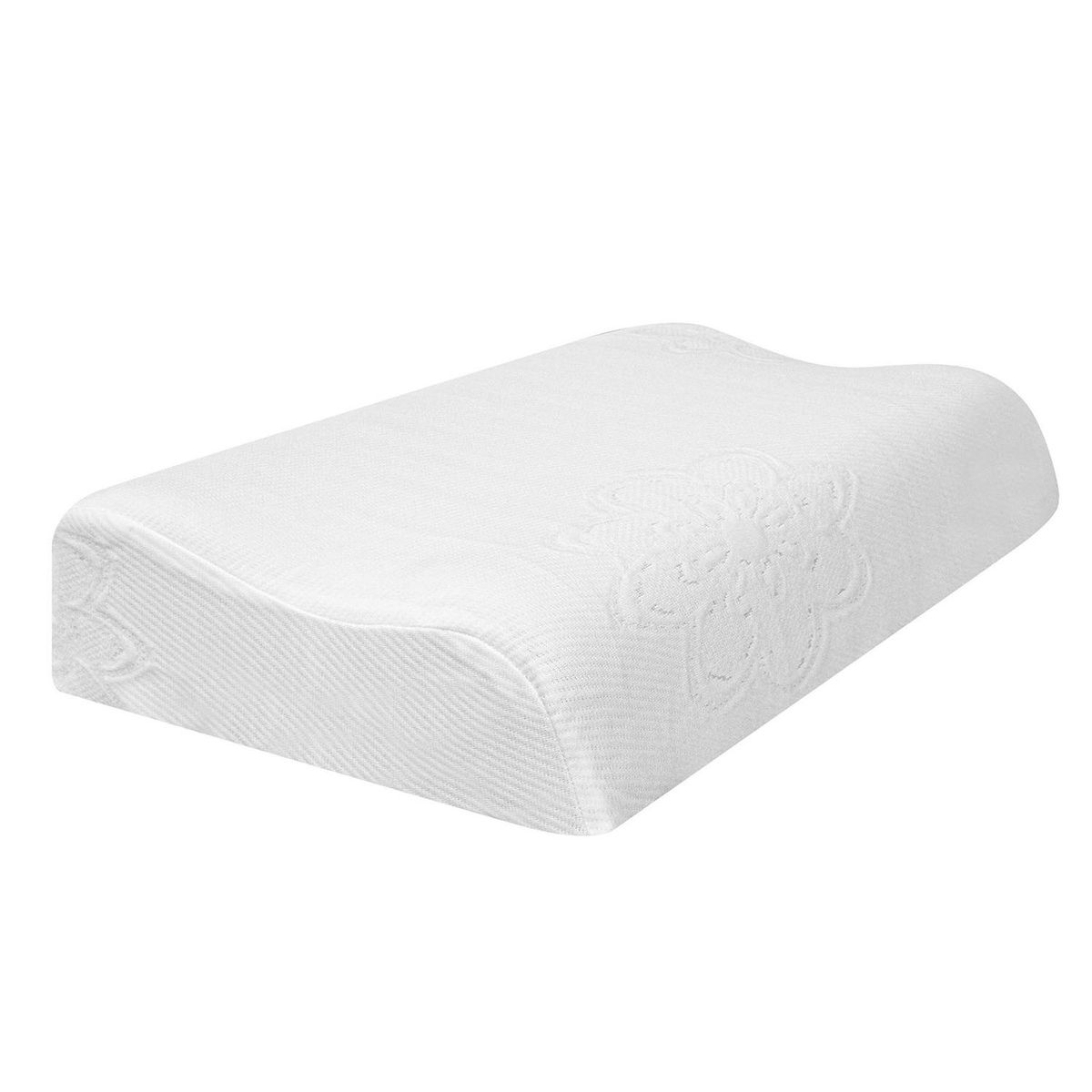 DORMILANDIA - Almohada Set X2 en Memory Foam, Firmeza Media 28 X 48 cm Dormilandia Cervical