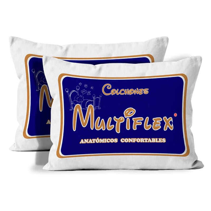 DORMILANDIA - Almohada de Microfibra, Firmeza Media 45 X 60 cm Dormilandia Cervical