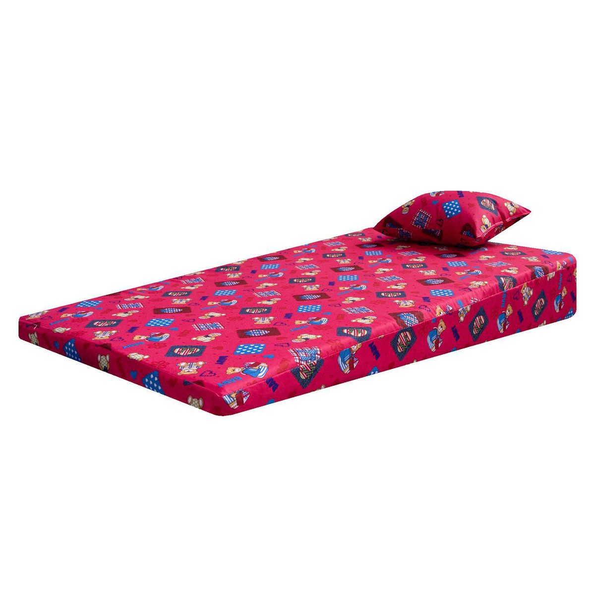 DORMILANDIA - Colchón infantil Firmeza Suave Espuma Colchoneta Antireflujo 100 x 60 cm Dormilandia