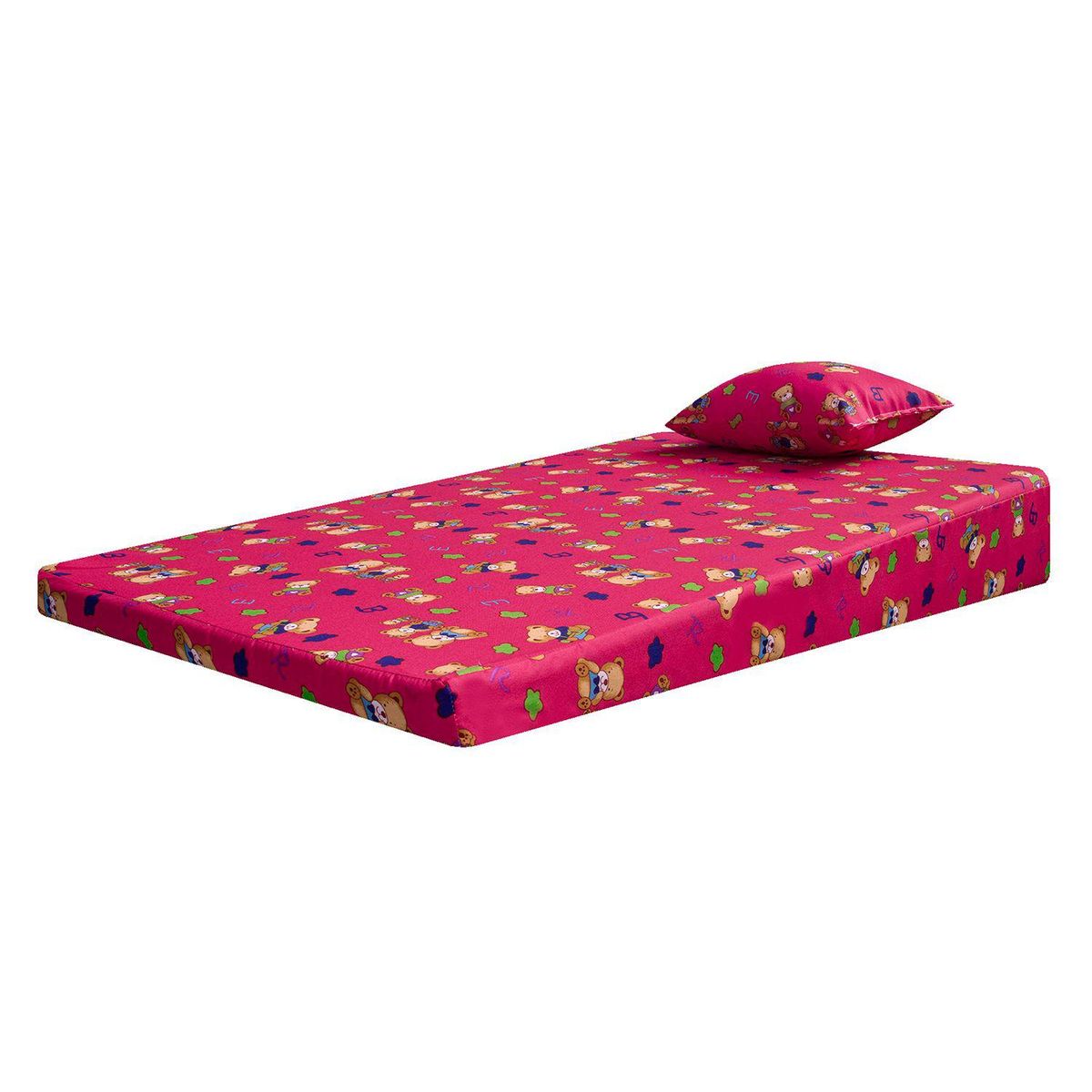 DORMILANDIA - Colchón infantil Firmeza Suave Espuma Colchoneta Antireflujo 100 x 60 cm Dormilandia