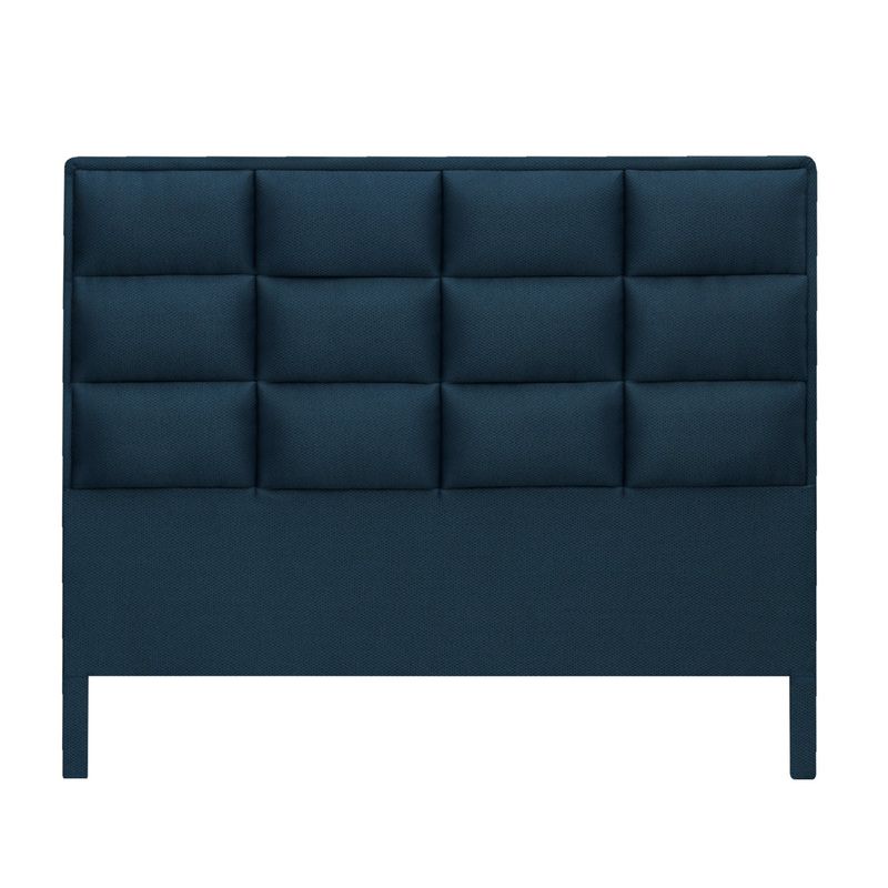 DORMILANDIA - Cabecero Para cama Doble Microfibra 140 x 120 cm Londres