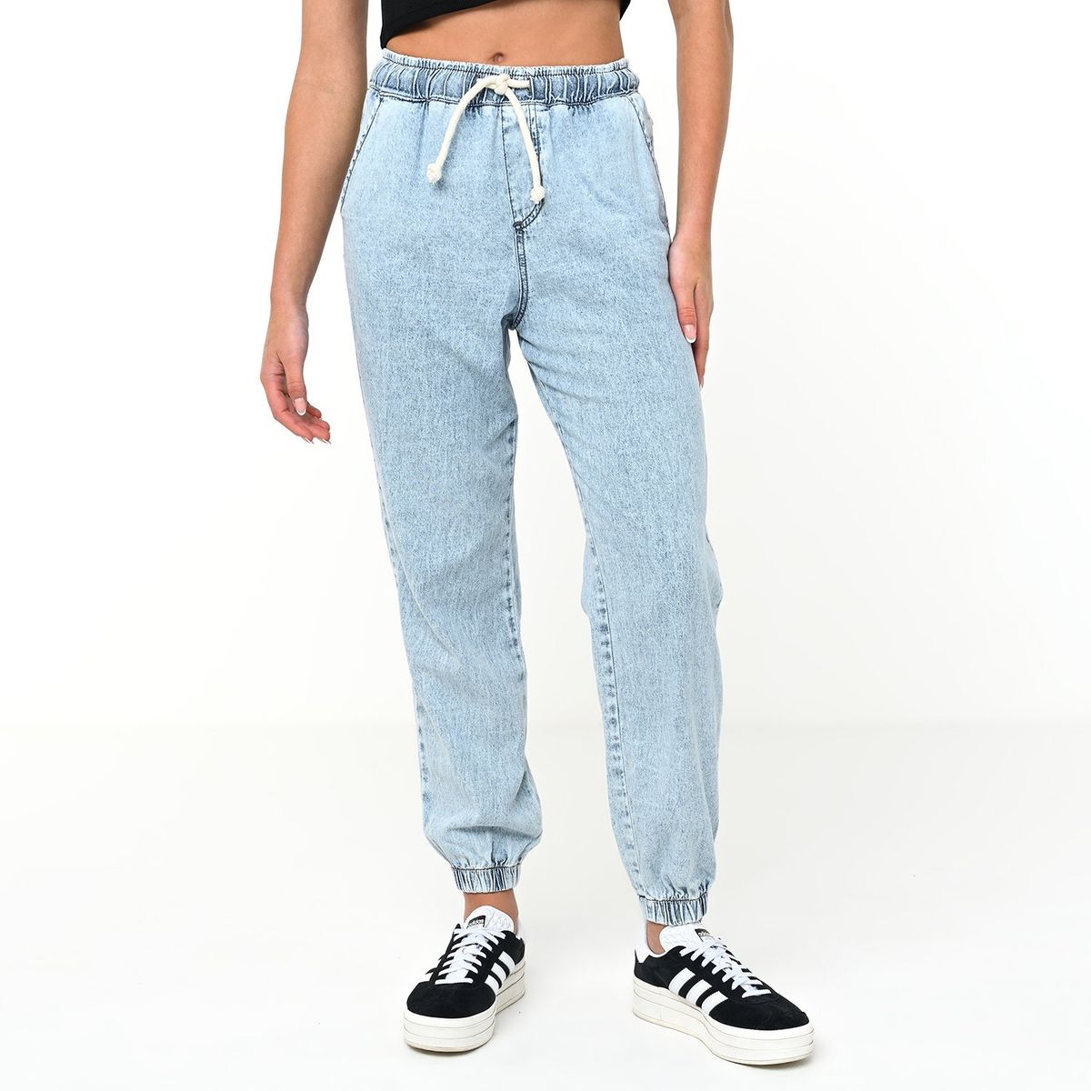 DENIMLAB - Jean Jogger Mujer Tiro medio Denimlab