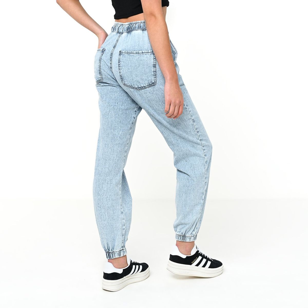 DENIMLAB - Jean Jogger Mujer Tiro medio Denimlab