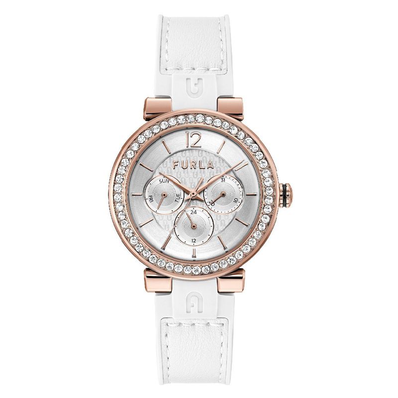 FURLA - Reloj Furla para Mujer Block. Reloj análogo Blanco Cuero