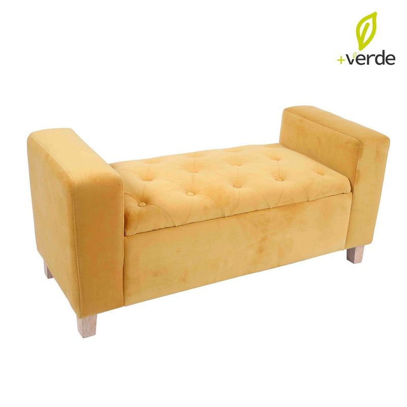 DKO DESIGN - Banqueta Baúl Amarilla Valentina