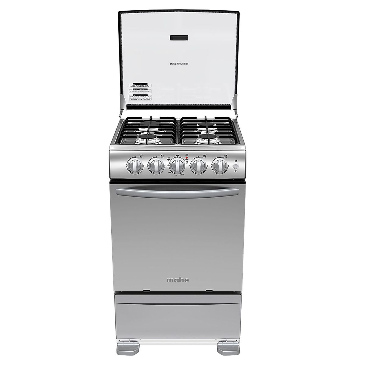 MABE - Estufa de Piso a Gas 52 cm Inoxidable Mabe TX1G6CON