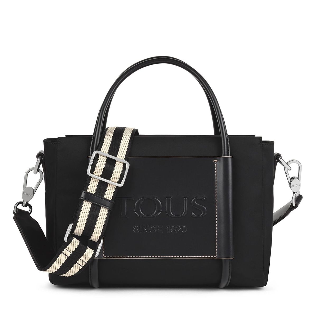 TOUS - Bolso Tous Para Mujer Empire Soft kaos Icon Nylon Negro