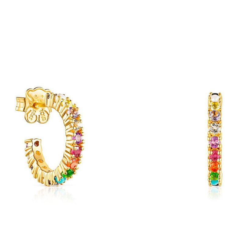 TOUS - Aretes  Tous Para Mujer Vermeil Straight kaos Icon Plata 