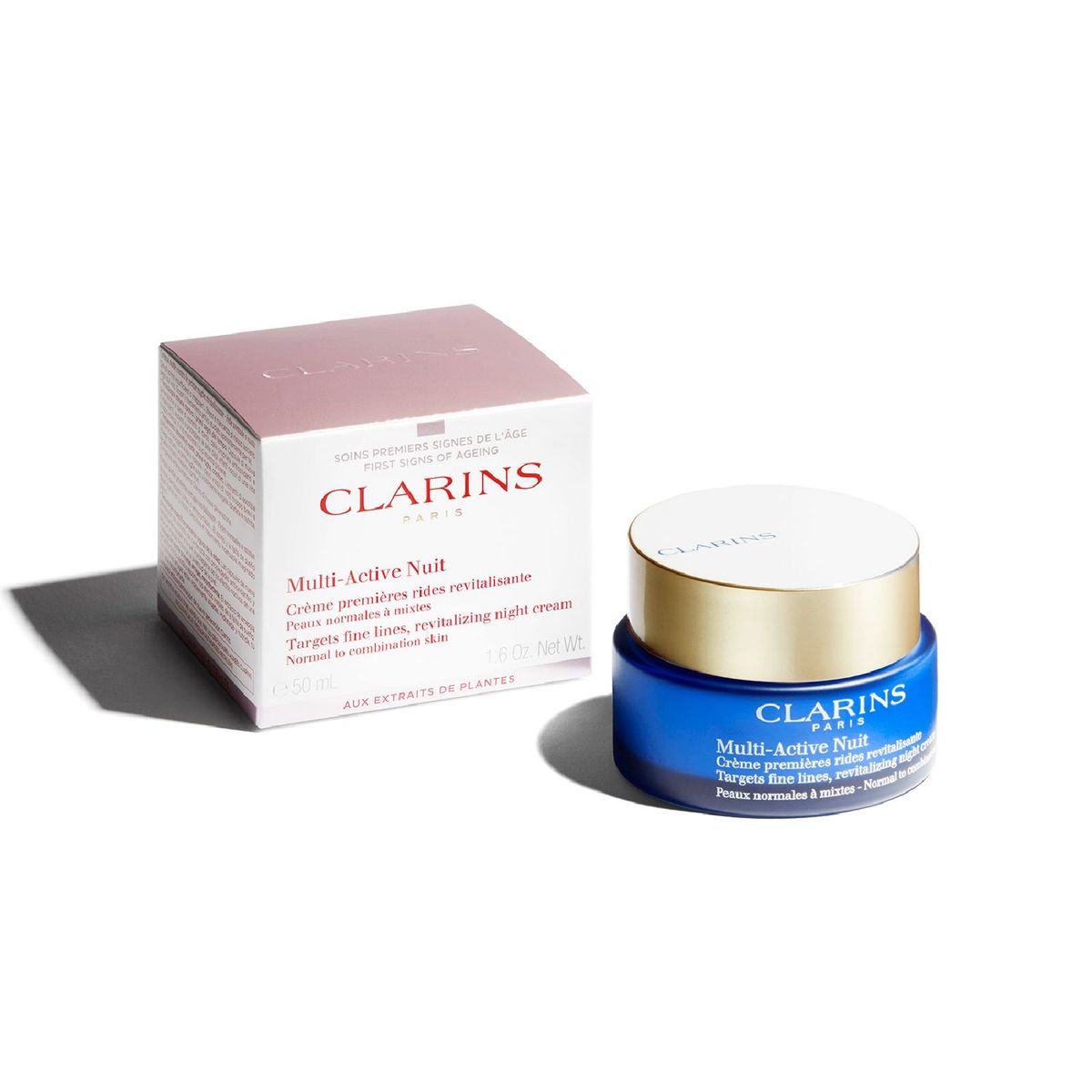 CLARINS - Hidratante facial Anti arrugas Rostro Multi-Active Night Crm Clarins 50 ml