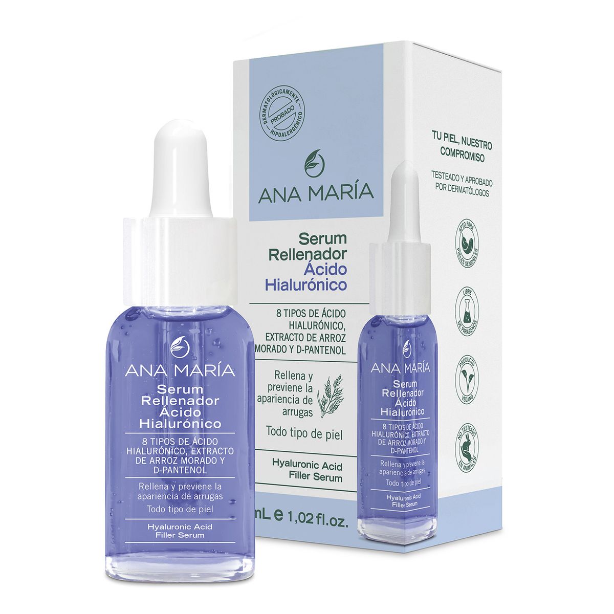 ANA MARIA - Sérum Rellenador Ácido Hialurónico Ana Maria para Todo tipo de piel 30g