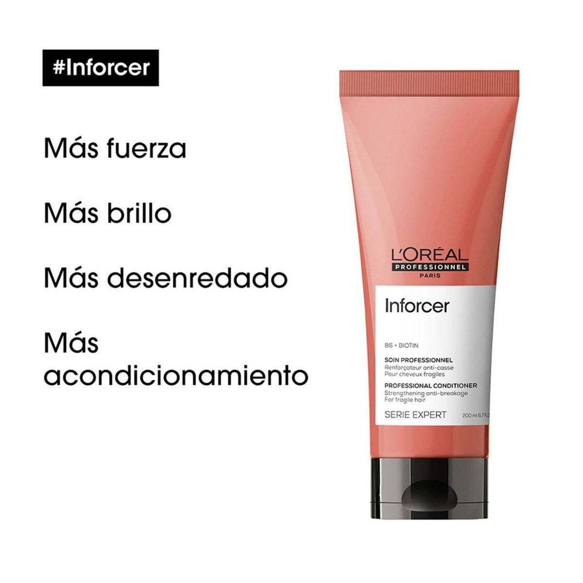 LOREAL PROFESSIONNEL - Acondicionador LOréal Professionnel Inforcer fortalece el cabello 200ml