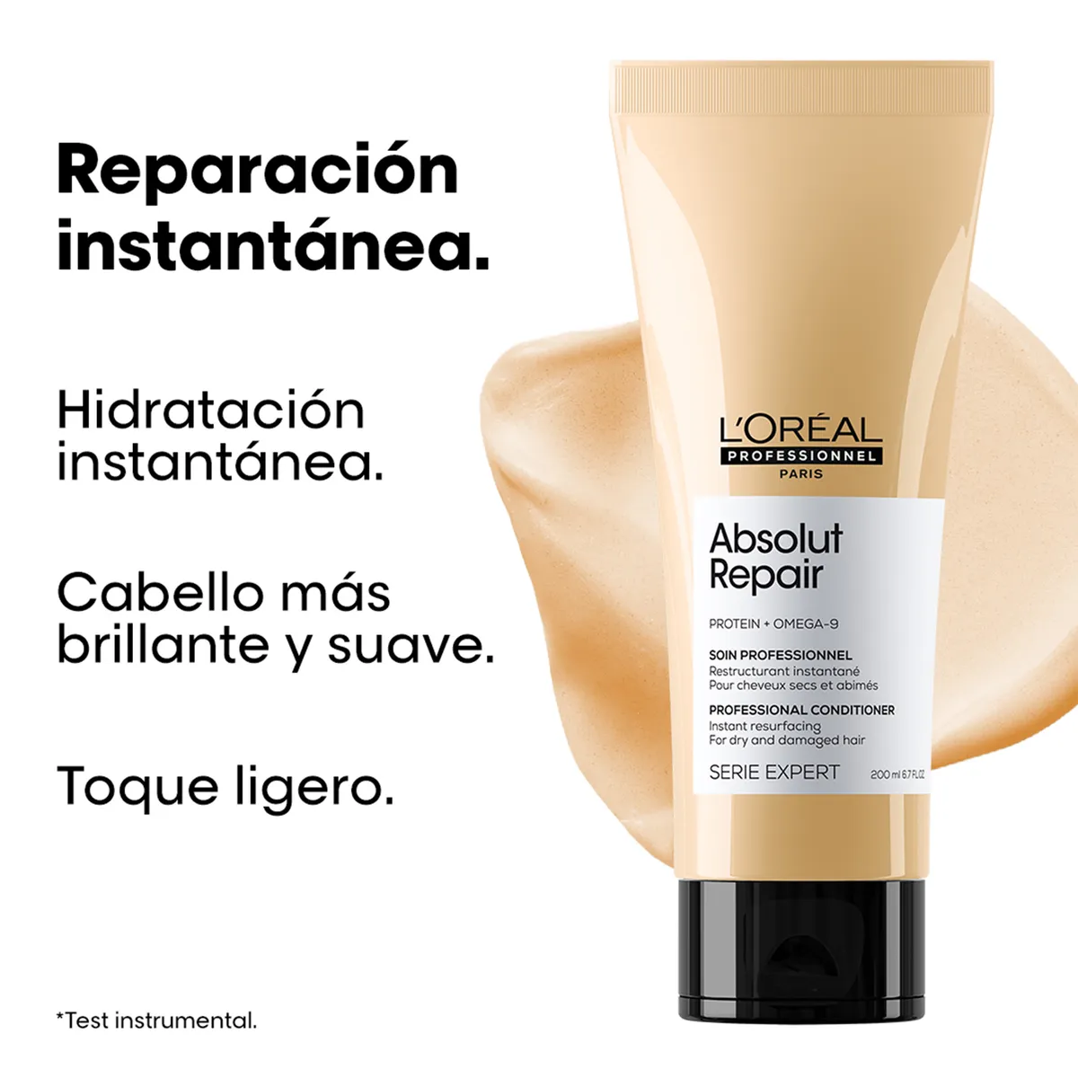 LOREAL PROFESSIONNEL - Acondicionador LOréal Professionnel Absolut Repair reparación cabello dañado 200ml