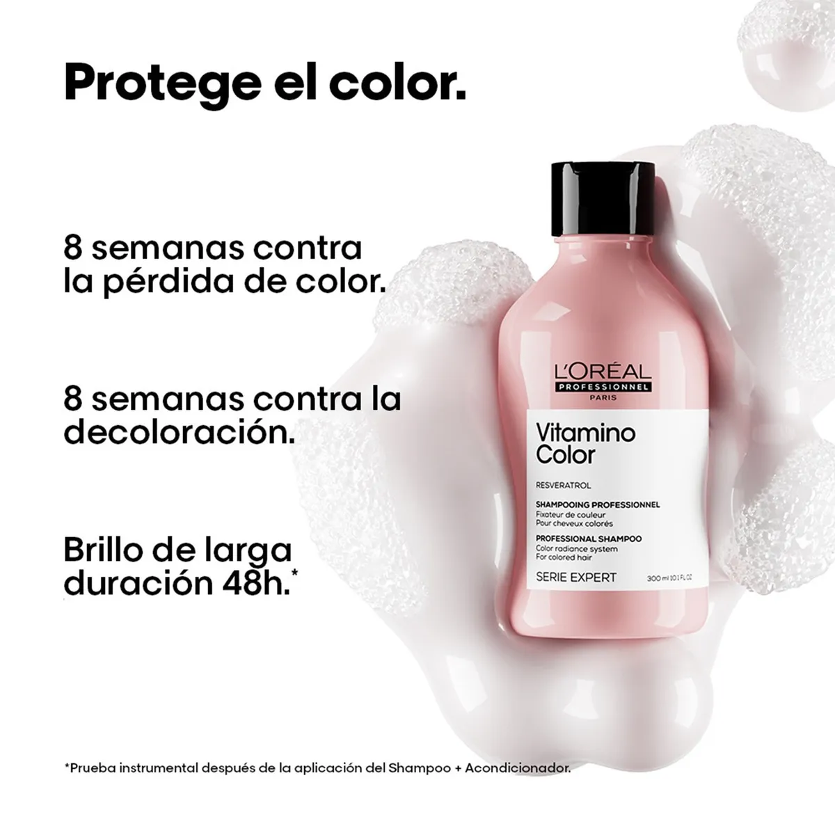 LOREAL PROFESSIONNEL - Shampoo LOréal Professionnel Vitamino Color protección cabello con color 300ml