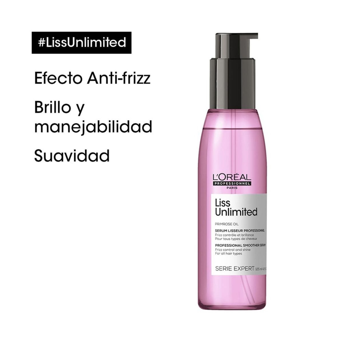 LOREAL PROFESSIONNEL - Sérum LOréal Professionnel Liss Unlimited control anti frizz 125ml