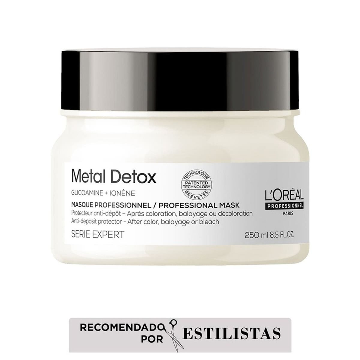 LOREAL PROFESSIONNEL - Mascarilla LOréal Professionnel Metal Detox desintoxicación 250ml