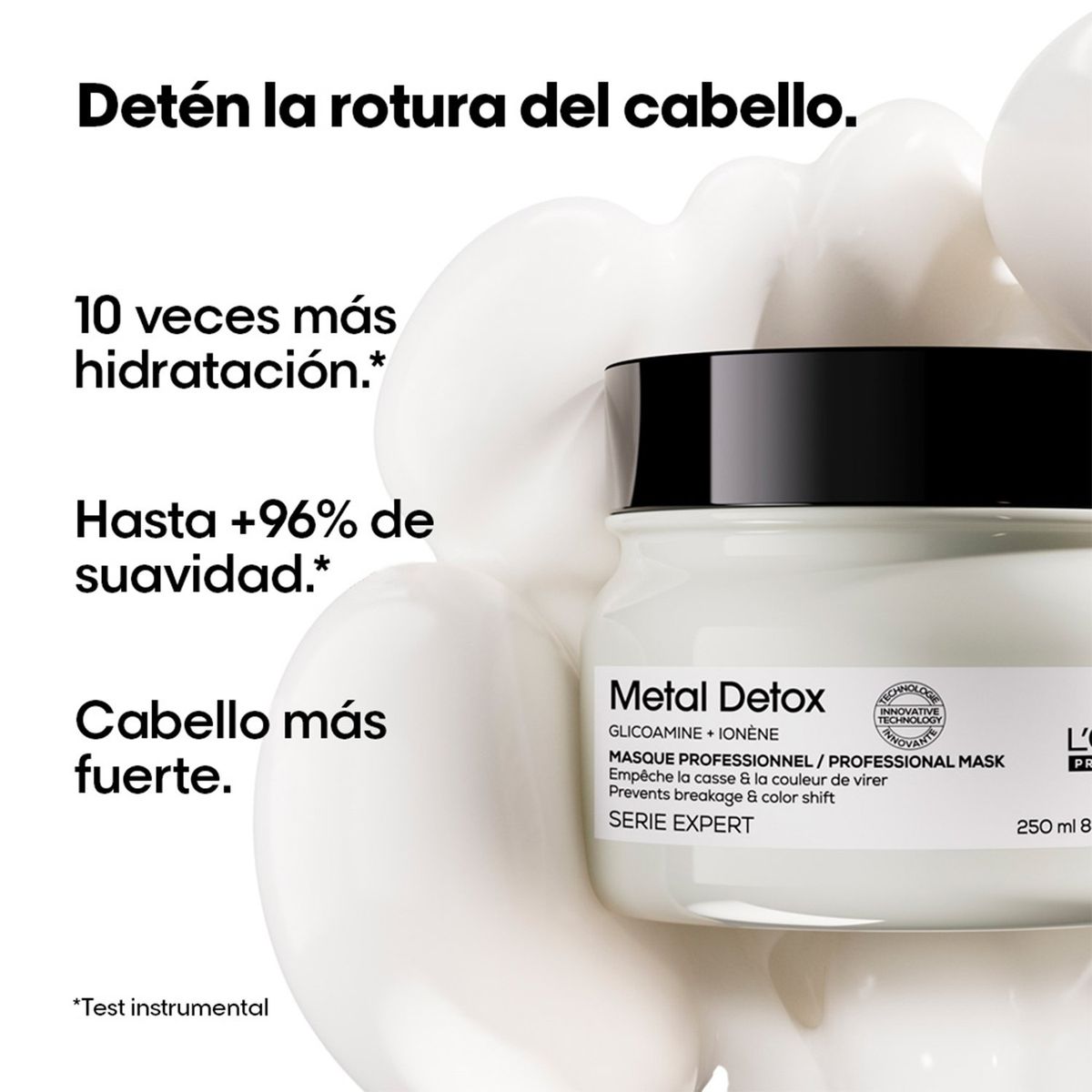 LOREAL PROFESSIONNEL - Mascarilla LOréal Professionnel Metal Detox desintoxicación 250ml