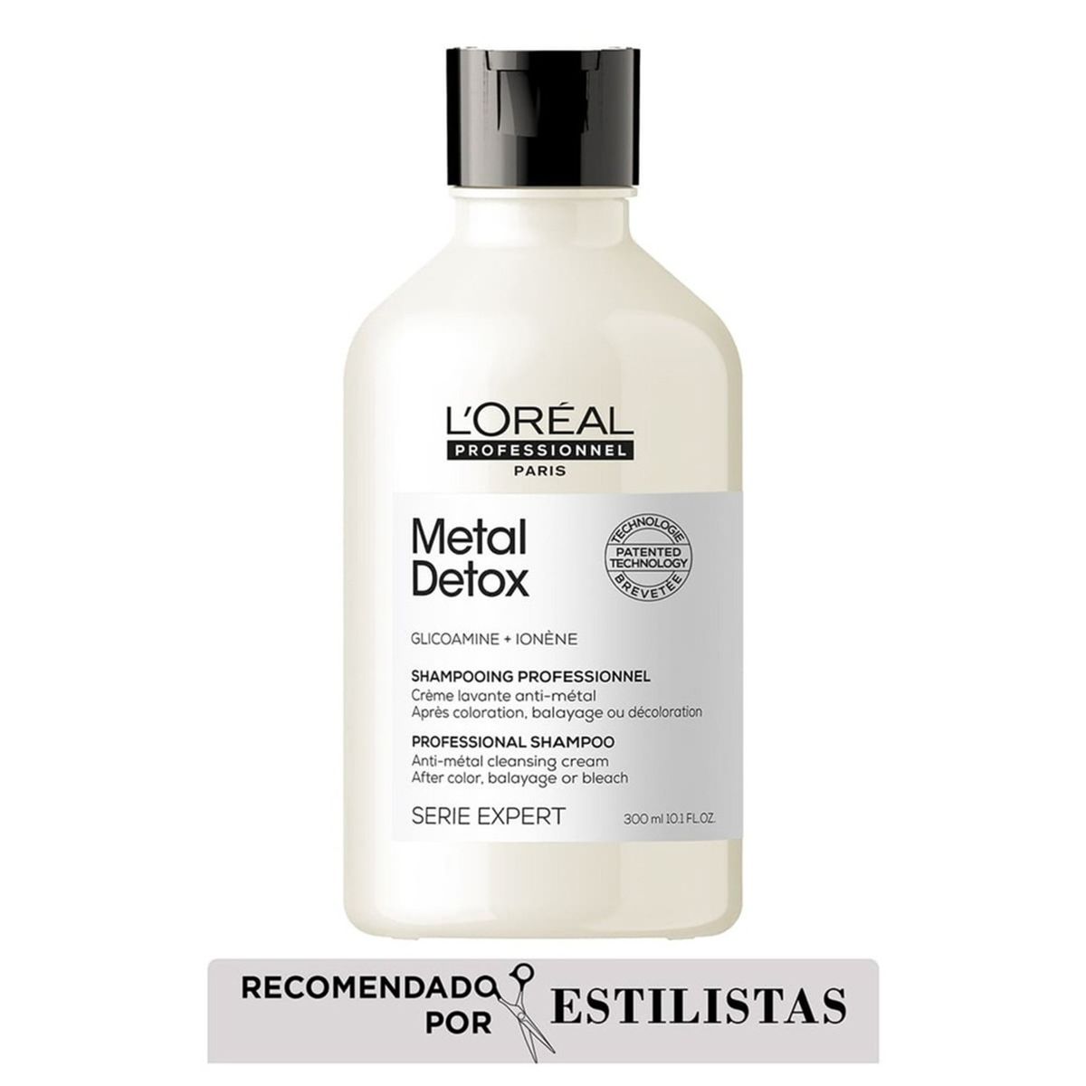 LOREAL PROFESSIONNEL - Shampoo LOréal Professionnel Metal Detox desintoxicación 300ml