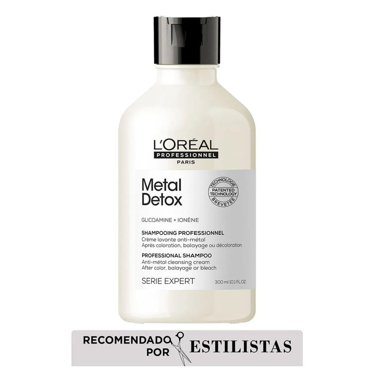 LOREAL PROFESSIONNEL - Shampoo LOréal Professionnel Metal Detox desintoxicación 300ml