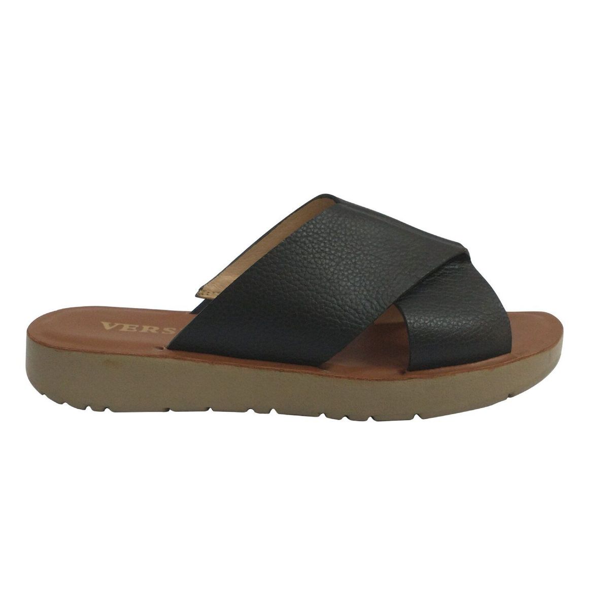 VERSILIA - Sandalia plana mujer versilia 003928 negro